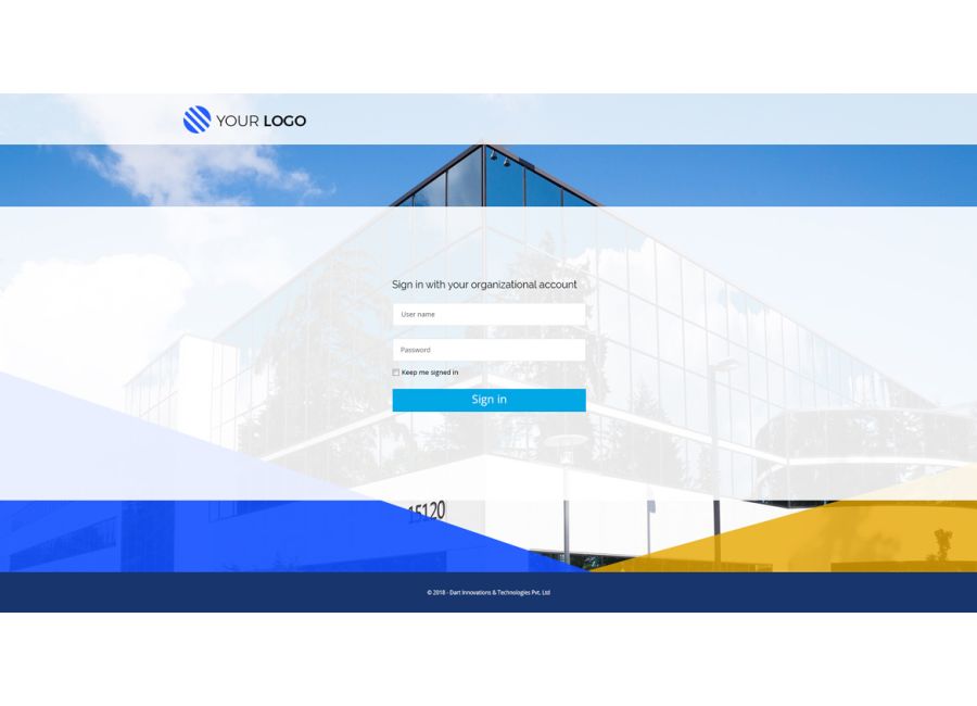 Bluecorp – ADFS Logon theme