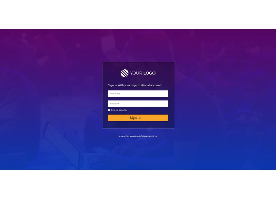 Byblue – ADFS Logon theme