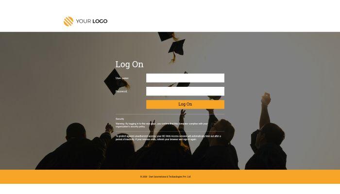 Scholorange – MS Remote Desktop Theme