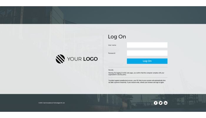 LBreeze – MS Remote Desktop Theme