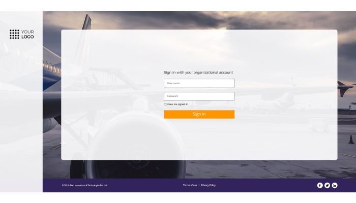 Purplaro – ADFS Logon theme