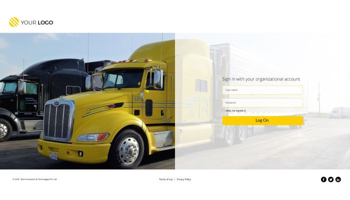 Logisty – ADFS Logon theme
