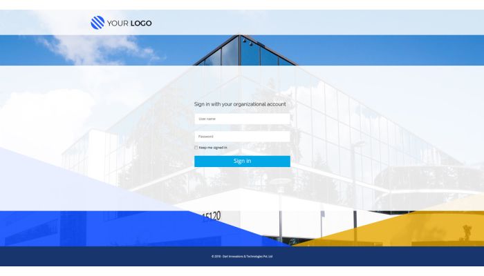 Bluecorp – ADFS Logon theme