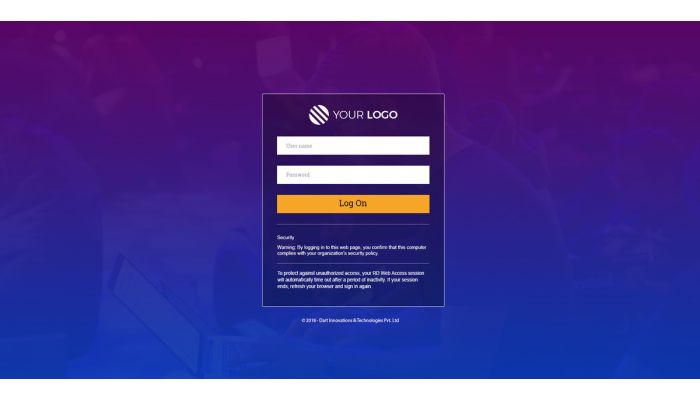 Byblue – MS Remote Desktop Theme