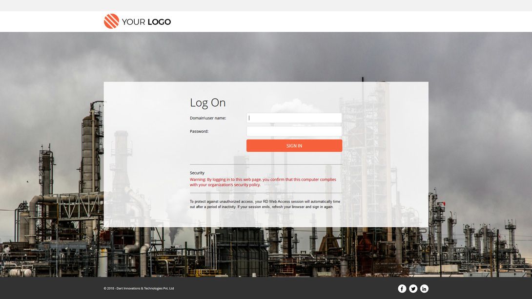Indus – MS Remote Desktop Theme