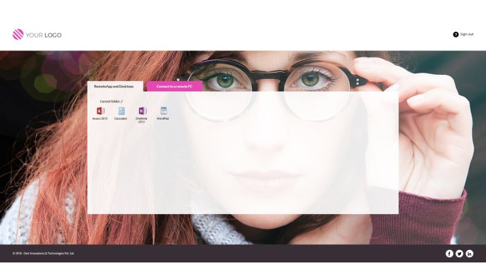 Optico – MS Remote Desktop Theme